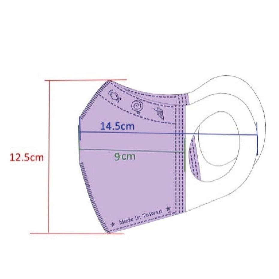 【免運現貨】台灣製MIT標章【格安德兒童立體口罩】三次元立體學童口罩 兒童口罩 醫療口罩 立體口罩-細節圖2