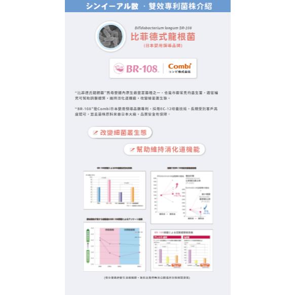 【保證公司貨】 益而散乳酸菌粉劑食品 BR108  1G * 30包 / 1盒-細節圖7