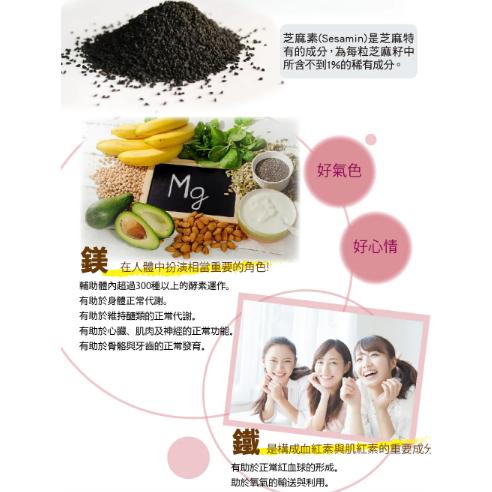 【保證公司貨】女性芝麻鎂婦方錠 60錠 1盒-細節圖5
