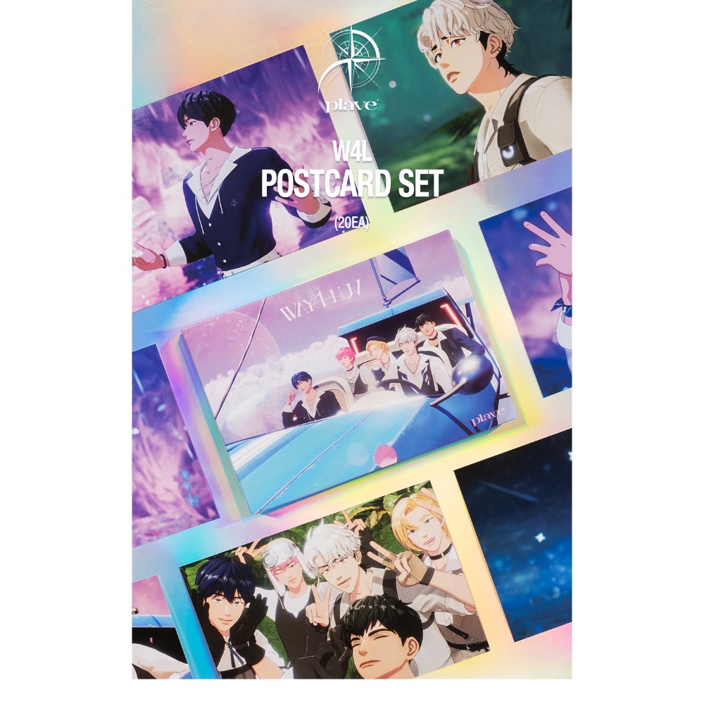全新未拆 PLAVE W4L POSTCARD SET 明信片組 明信片書-細節圖3