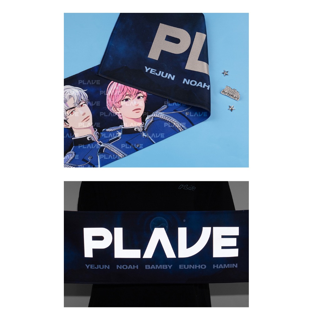 PLAVE 官方周邊 HELLO ASTERUM 演唱會 手幅 + Xblush雜誌-細節圖3