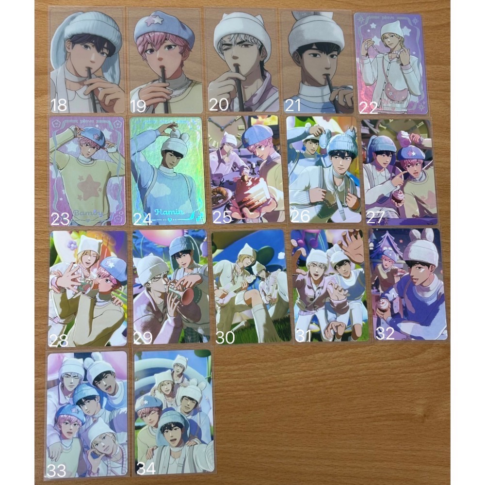 PLAVE PLBBUU 專卡/塗鴉卡/團卡/吸管卡/閃卡/噗哩卡/三麗鷗卡-細節圖2