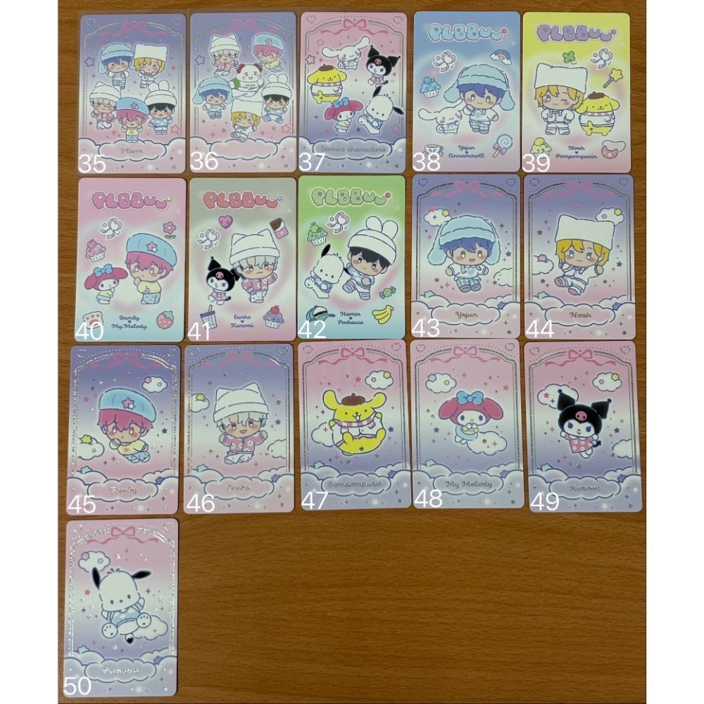PLAVE PLBBUU 專卡/塗鴉卡/團卡/吸管卡/閃卡/噗哩卡/三麗鷗卡-細節圖3