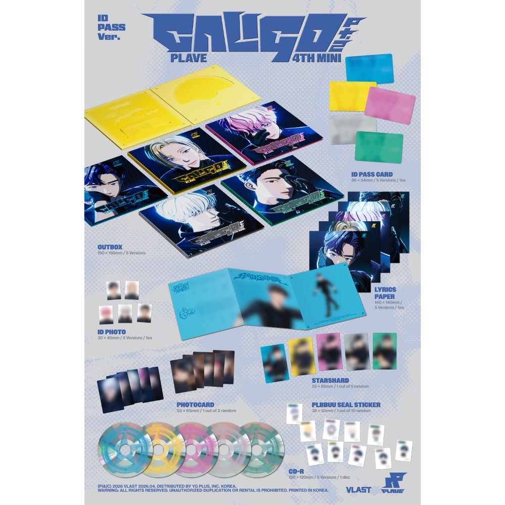 全新 PLAVE 迷四專輯 ＇Caligo Pt.2＇ (PHOTOBOOK Ver.) (ID PASS Ver.)-細節圖4