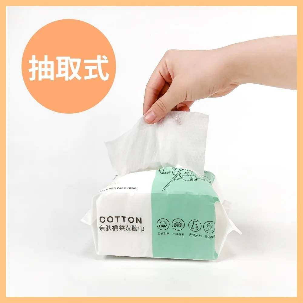 【台灣現貨 親膚柔軟 柔韌】洗臉巾 一次性洗臉巾 乾濕兩用棉柔巾 加厚加大不織布 美容巾 臉部清潔 拋棄式卸妝巾 擦手巾-細節圖6