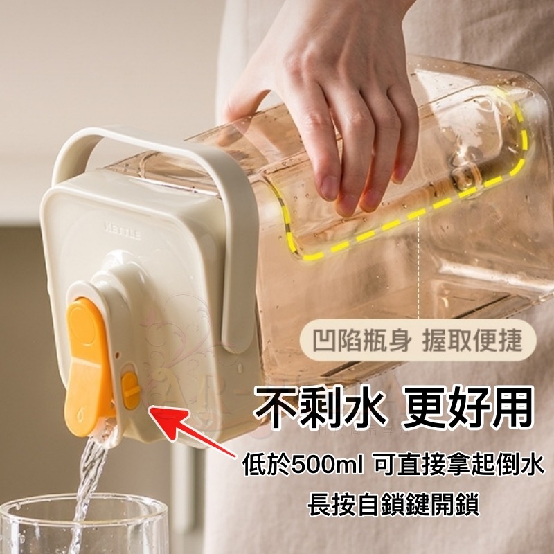 【 新品 優惠價】噸噸桶 冷水壺 水壺 冷水桶 茶壺 冰箱冷水壺 3.5L 冰箱水壺 飲料桶 冷水桶 冰箱水壺 涼水壺-細節圖8