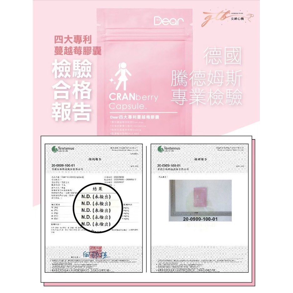 🔥現貨免運·Dear四大專利 蔓越莓膠囊｜女性必備妹妹私密呵護❤️-細節圖4