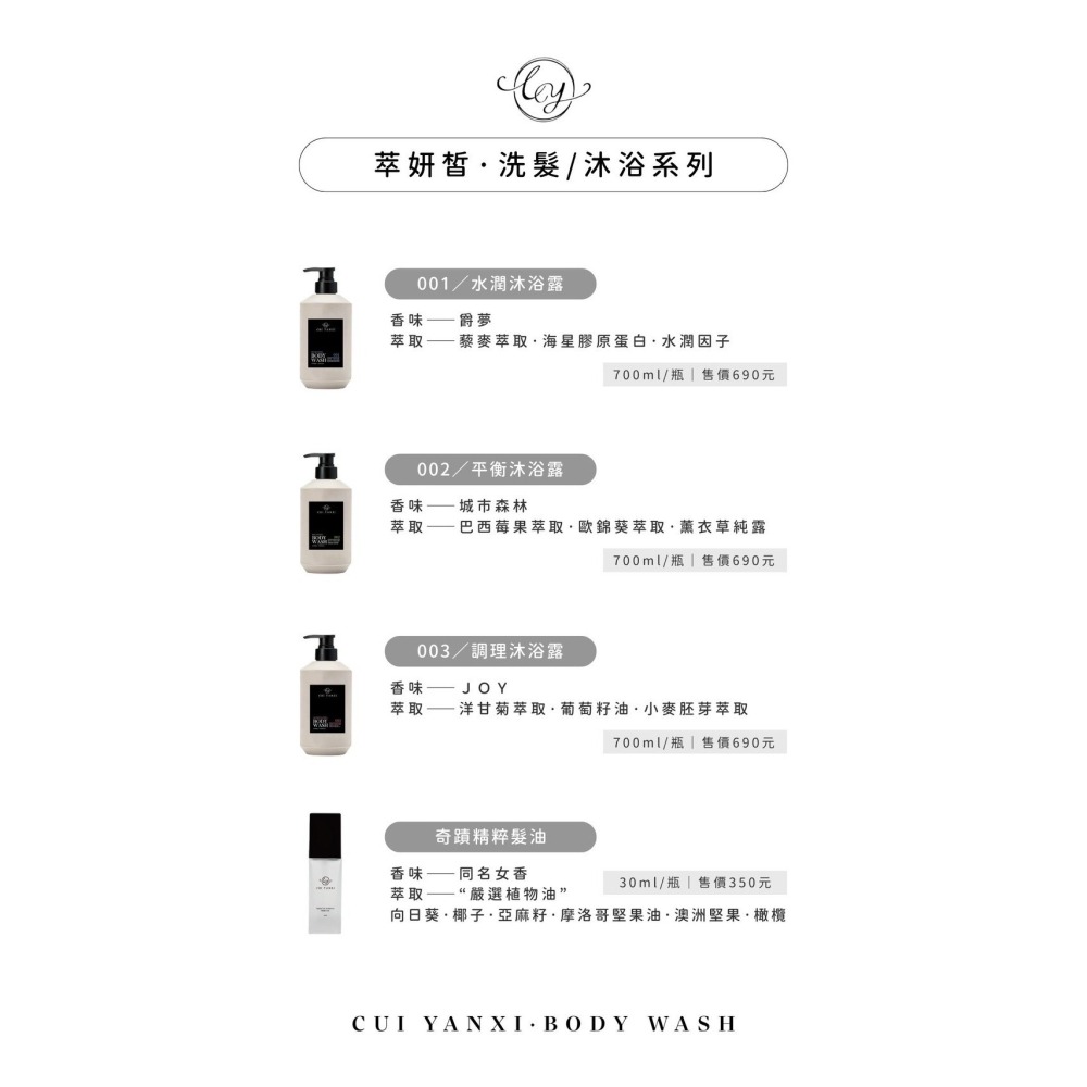 【萃妍皙·洗髮沐浴系列】鮮薑滋養 控油 調理 柔順 洗髮精 沐浴露 護髮膜-細節圖3