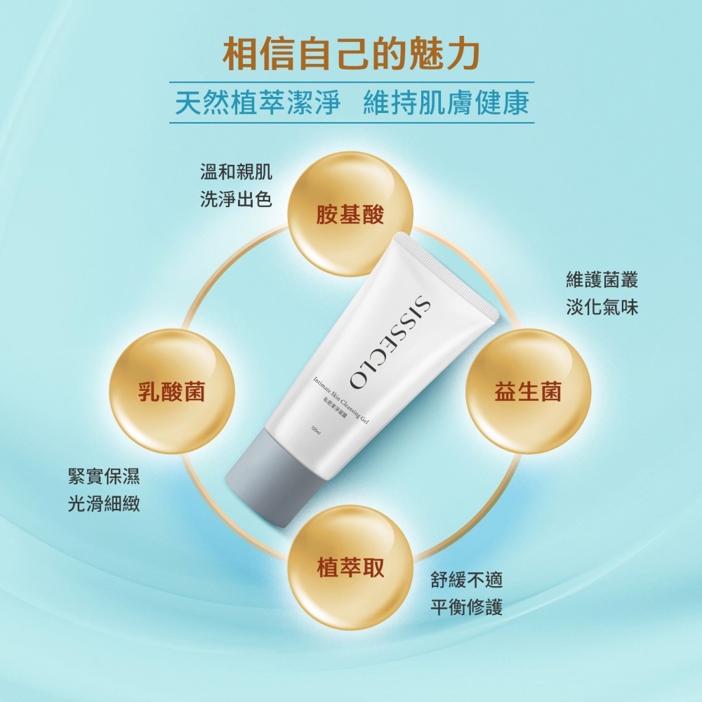 【SISSECLO靚源植戀】私密潔淨凝露 私密洗 私密處清潔 微涼感-細節圖3