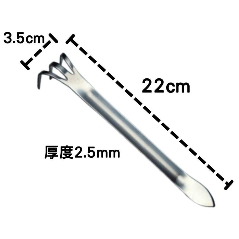 盆景耙子 盆景耙 園藝耙子 園藝工具 不鏽鋼園藝工具 鬆土壓土 盆景工具 厚實耐用 換盆工具 梳理根系 耙子-細節圖2