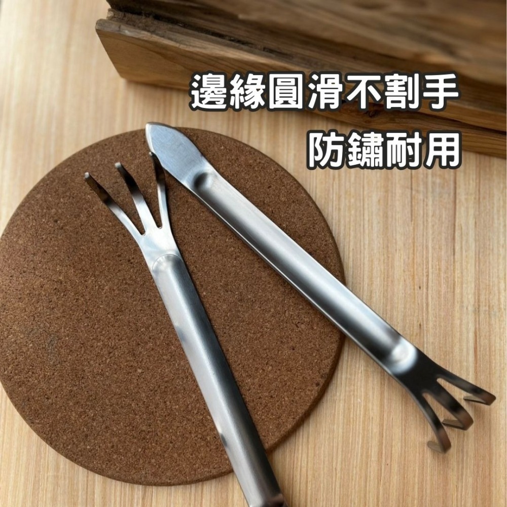 盆景耙子 盆景耙 園藝耙子 園藝工具 不鏽鋼園藝工具 鬆土壓土 盆景工具 厚實耐用 換盆工具 梳理根系 耙子-細節圖5