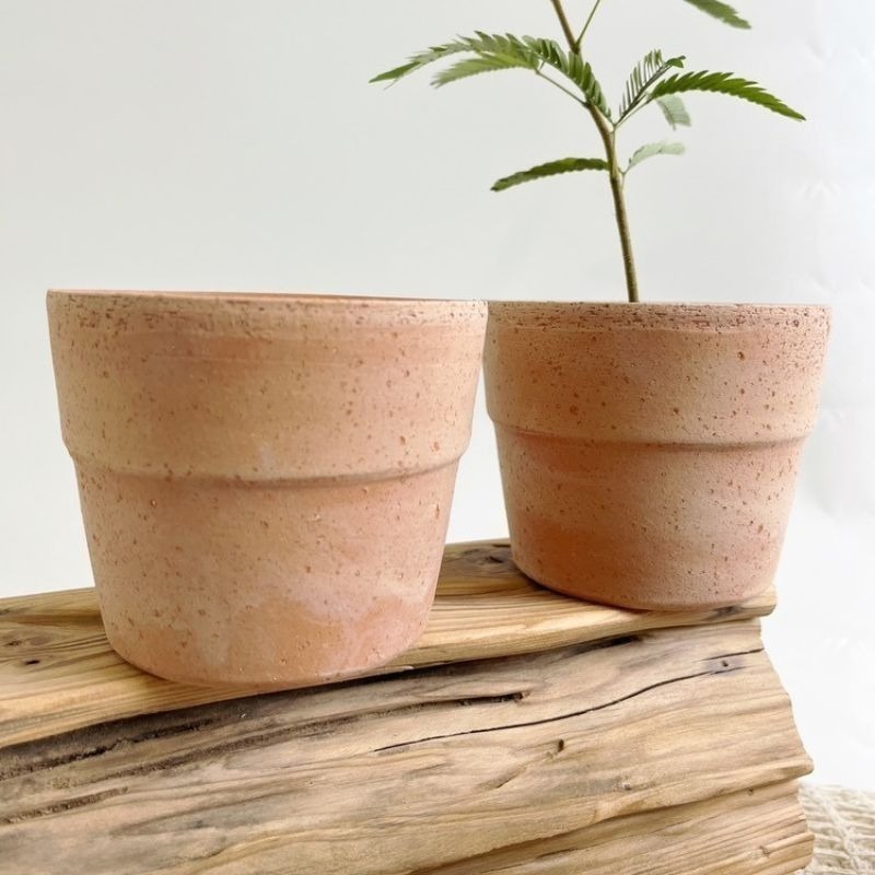 陶盆 帝羅馬陶盆 義大利經典陶盆 Deroma 花盆 盆器 花器 白陶紋理 可可摩卡 迷你西恩納 盆栽底盤 盆底有排水孔-細節圖5