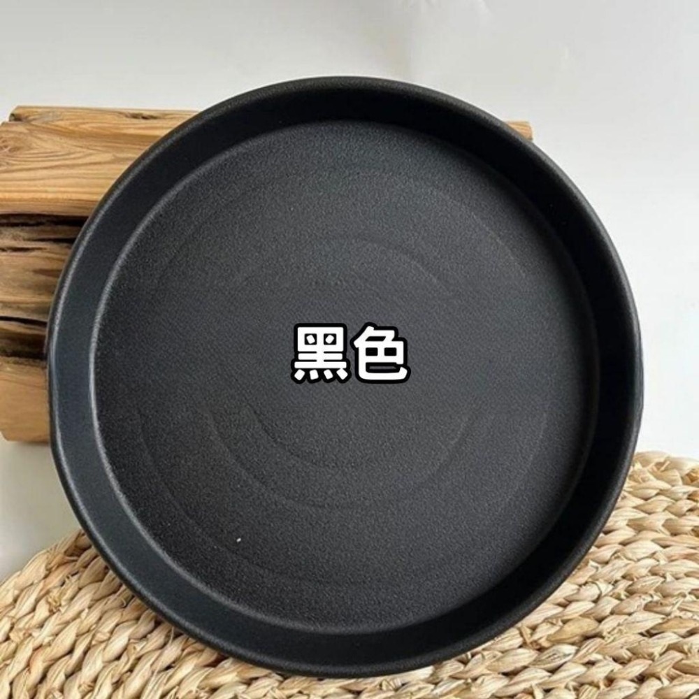 接水盤 花盆底盤 盆栽底盤 底盤 塑膠水盤 植物底盤 花盆底座 水盤 花盆托盤 圓形水盤 花盆托盤 簡約色系-細節圖2