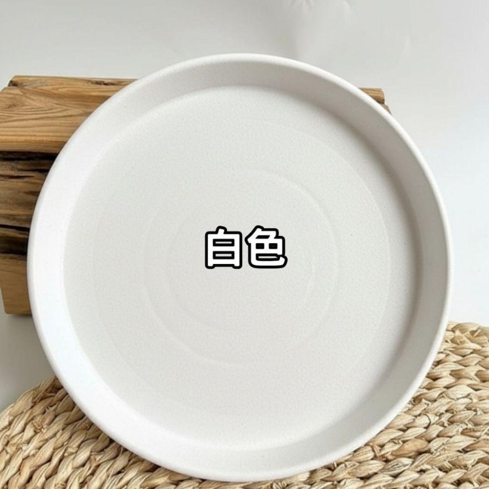 接水盤 花盆底盤 盆栽底盤 底盤 塑膠水盤 植物底盤 花盆底座 水盤 花盆托盤 圓形水盤 花盆托盤 簡約色系-細節圖3