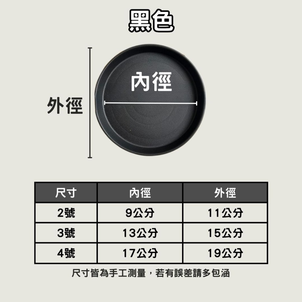 接水盤 花盆底盤 盆栽底盤 底盤 塑膠水盤 植物底盤 花盆底座 水盤 花盆托盤 圓形水盤 花盆托盤 簡約色系-規格圖10