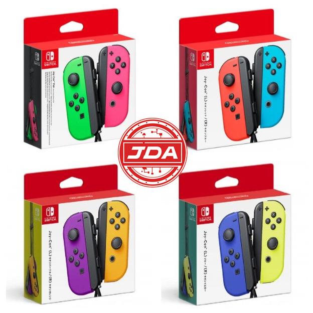 捷大電腦 NS 任天堂 Switch 原廠 JoyCon 左右手把 控制器 握把 黃藍  綠粉 紫橙 現貨-細節圖3