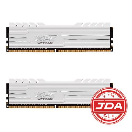 捷大電腦 威剛 ADATA 8Gx2 DDR4 3200 XPG  D10 桌上型電腦記憶體 白-細節圖2