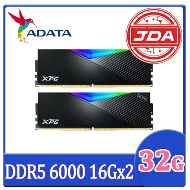 捷大電腦 威剛 ADATA XPG Lancer RGB DDR5 6000 32GB 桌上型電腦記憶體 黑-細節圖2