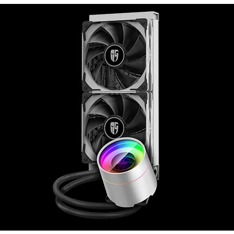 捷大電腦 九州風神 DEEPCOOL 堡壘 Castle 240EX 黑 RGB CPU 一體式水冷散熱器-細節圖7