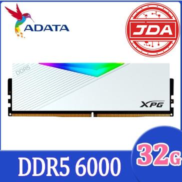 捷大電腦 威剛 ADATA XPG Lancer RGB DDR5 6000 32GB 桌上型電腦記憶體 白-細節圖2