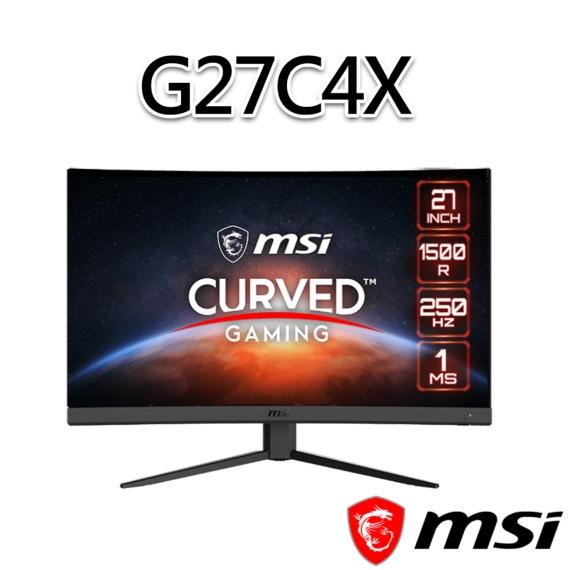 捷大電腦 MSI 微星 G27C4X 27吋 螢幕 顯示器 現貨-細節圖2