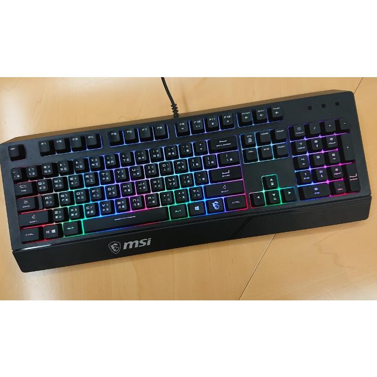 捷大電腦 MSI微星 VIGOR GK20 TC 電競鍵盤 RGB 熱鍵控制 12鍵不衝突防鬼鍵功能 MSI03-細節圖5