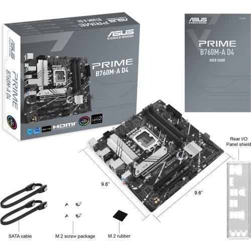 捷大電腦 華碩 ASUS PRIME B760M-A  D4 主機板-細節圖2