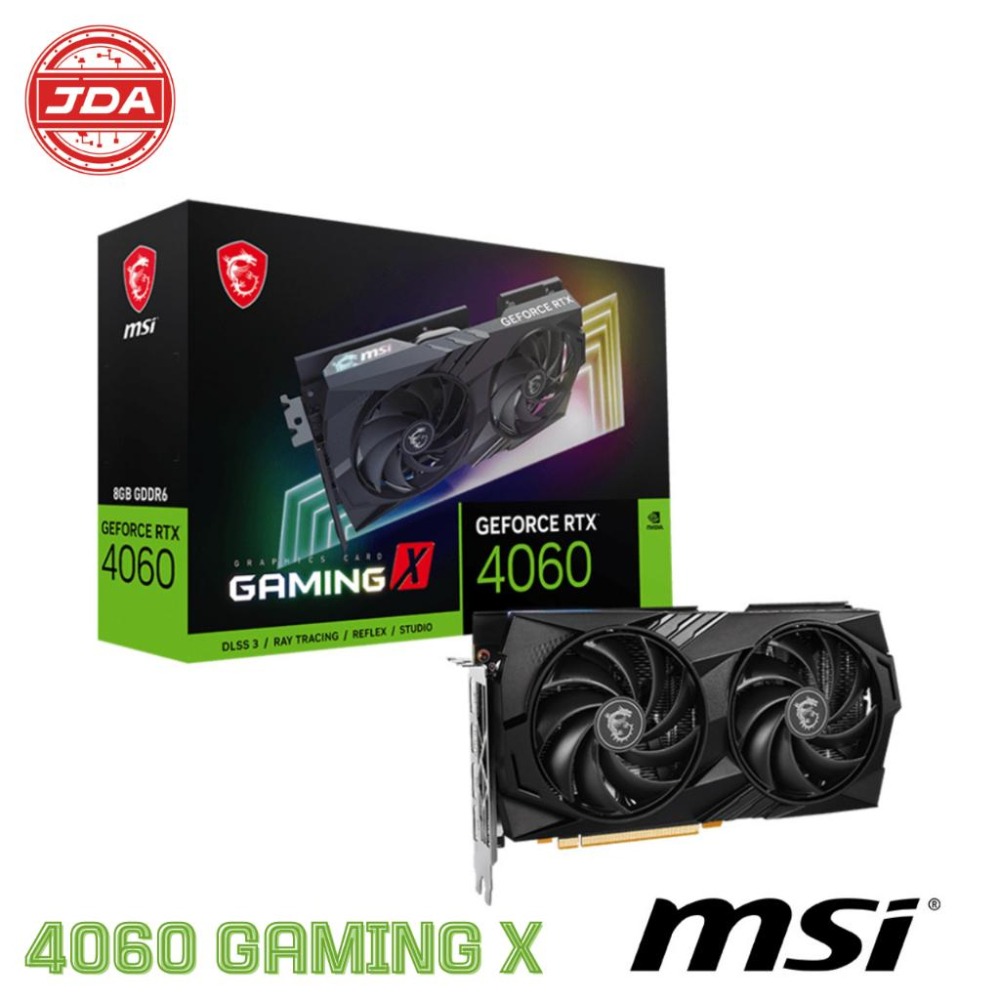 捷大電腦 微星 MSI RTX 4060 8G GAMING X 顯示卡-細節圖2