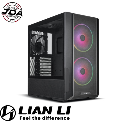 捷大電腦 聯力 LIAN LI LANCOOL 216 RGB 黑 ATX 電腦機殼 電競機殼