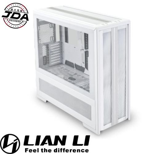 捷大電腦 聯力 LIAN LI V3000 PLUS 白 ATX 雙面玻璃透側 電腦機殼 電競機殼