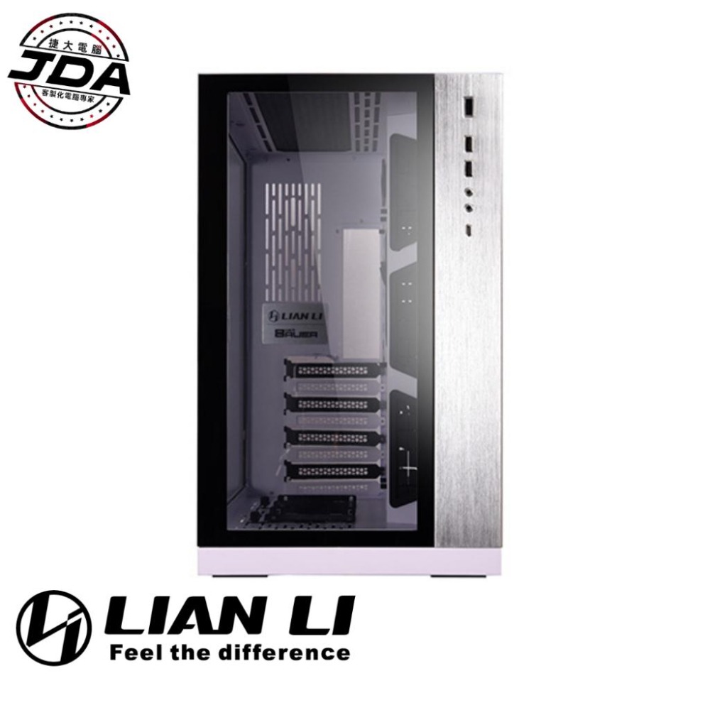 捷大電腦 聯力 LIAN LI O11 Dynamic 白 E-ATX 電腦機殼 電競機殼-細節圖3