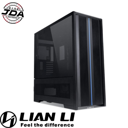 捷大電腦 聯力 LIAN LI V3000 PLUS 黑 ATX 雙面玻璃透側 電腦機殼 電競機殼