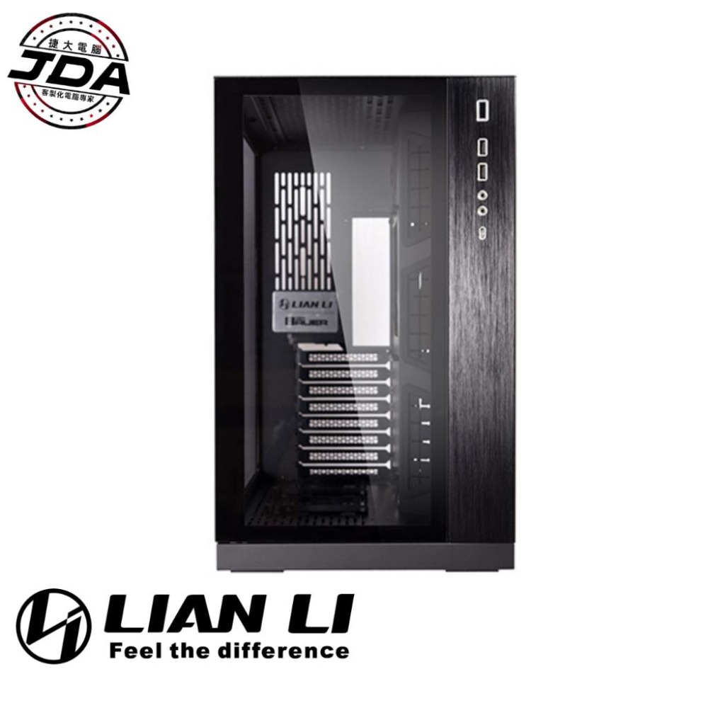 捷大電腦 聯力 LIAN LI O11 Dynamic 黑 E-ATX 電腦機殼 電競機殼-細節圖3