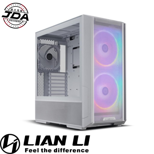 捷大電腦 聯力 LIAN LI LANCOOL 216 RGB 白 ATX 電腦機殼 電競機殼