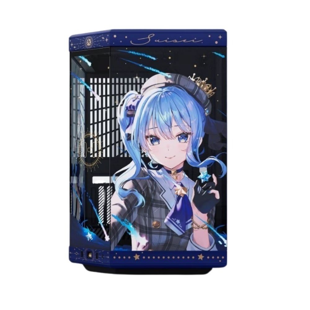 HYTE Y70 Hoshimachi Suisei 星街彗星 聯名限量版 全景玻璃機殼(附限量聯名掛軸)-細節圖3