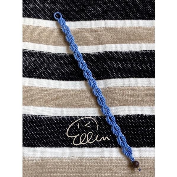 葉片串串 蠟線編織手鍊/蠟線手環/手繩/編繩 珠扣式 固定長度 B049-細節圖6