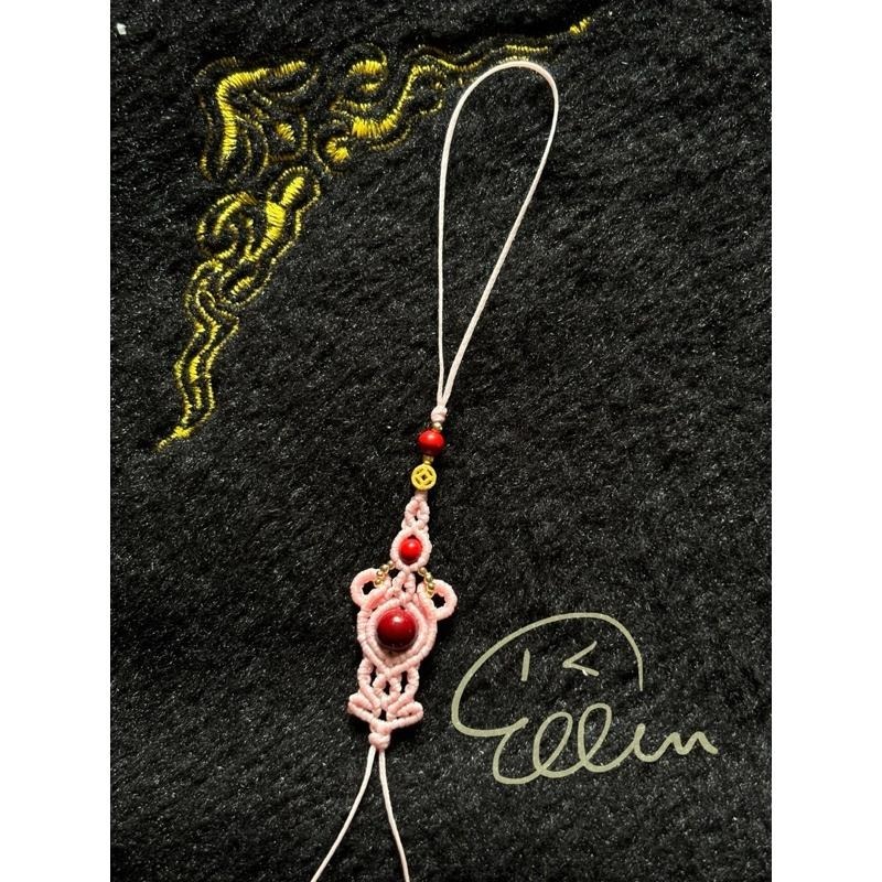 可愛熊風🐻 半成品 蠟線編織小吊飾/小掛件/編繩/ 需自行綁上吊墜或配件  GG02-細節圖3