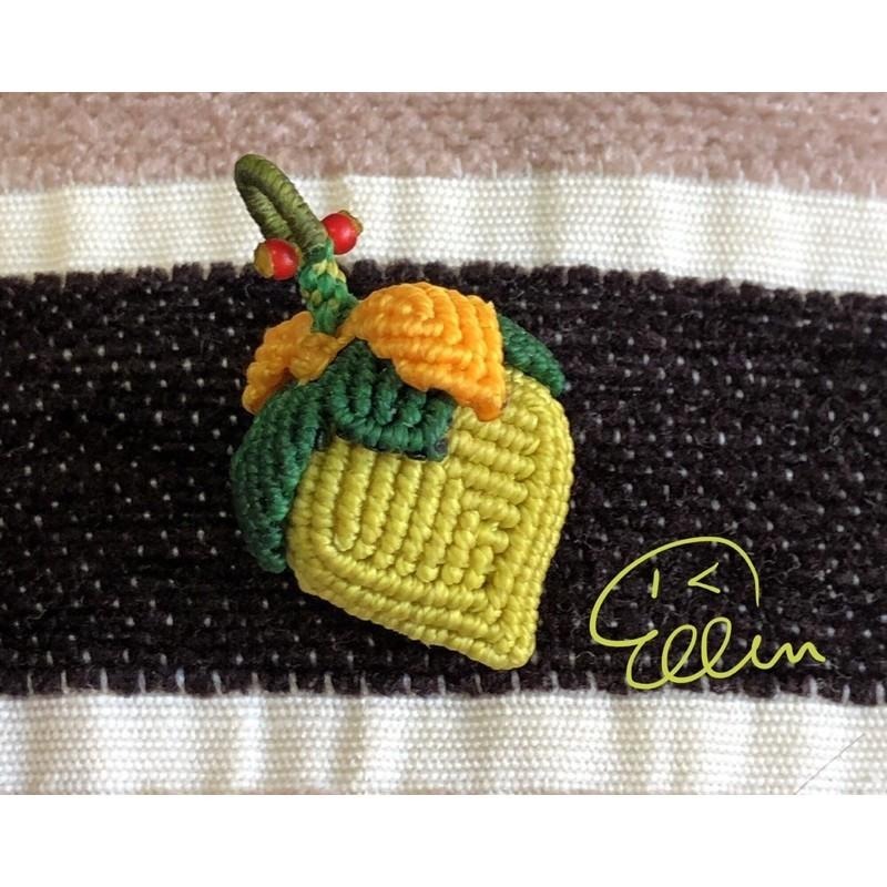 紅草莓🍓  蠟線編織 吊飾/墜飾/吊墜/編繩 P04-細節圖4