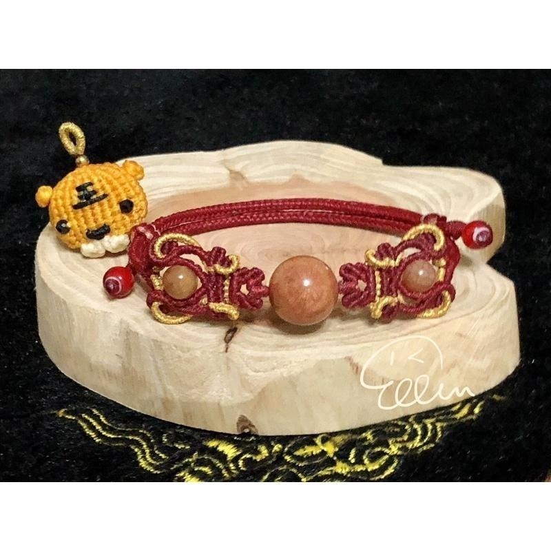 喜氣喜慶 鴻運紅運 蠟線編織手環/手鍊/手繩/項鍊/編繩  紅繩  有同款設計項鍊繩 N17 B141-細節圖4