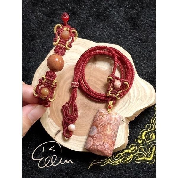 喜氣喜慶 鴻運紅運 蠟線編織手環/手鍊/手繩/項鍊/編繩  紅繩  有同款設計項鍊繩 N17 B141-細節圖7