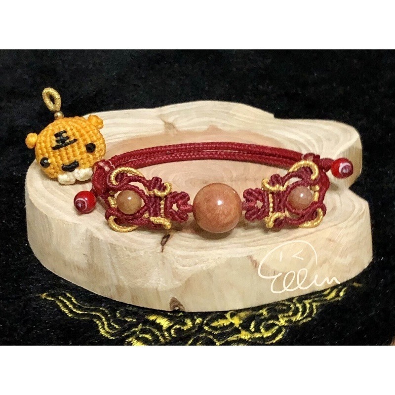 喜氣喜慶 鴻運紅運 蠟線編織手環/手鍊/手繩/項鍊/編繩  紅繩  有同款設計項鍊繩 N17 B141-規格圖7