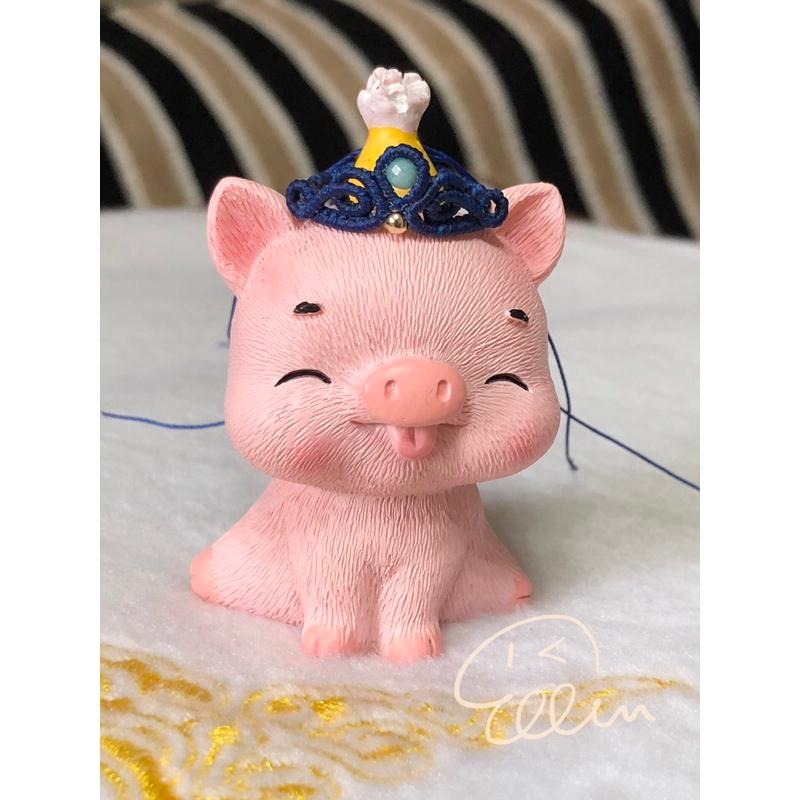 優雅秀氣 小皇冠造型 蠟線編織戒指/編繩/天河石 固定戒圍-細節圖4