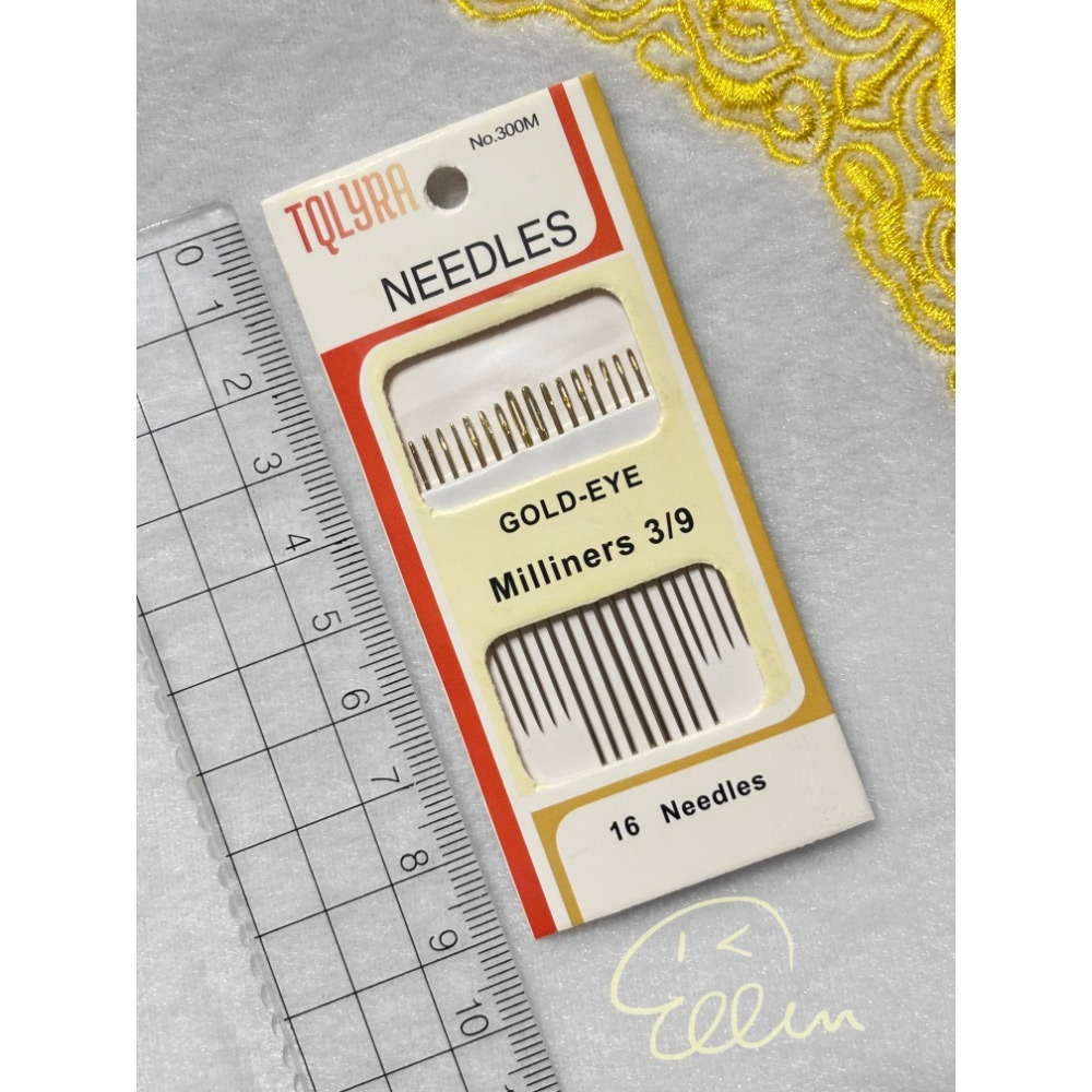 [手作材料工具] 紙裝 手縫針 縫衣針/金尾縫針/手縫針/縫紉工具/紙殼外裝 16支裝 M03-細節圖3