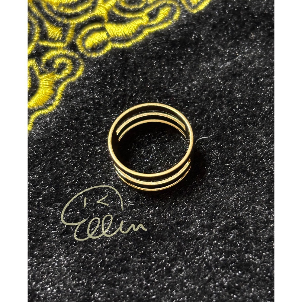 [手作材料工具] 黃銅 開圈戒指/開C圈工具/手工開圈工具/開口圈輔助工具 M05-細節圖2