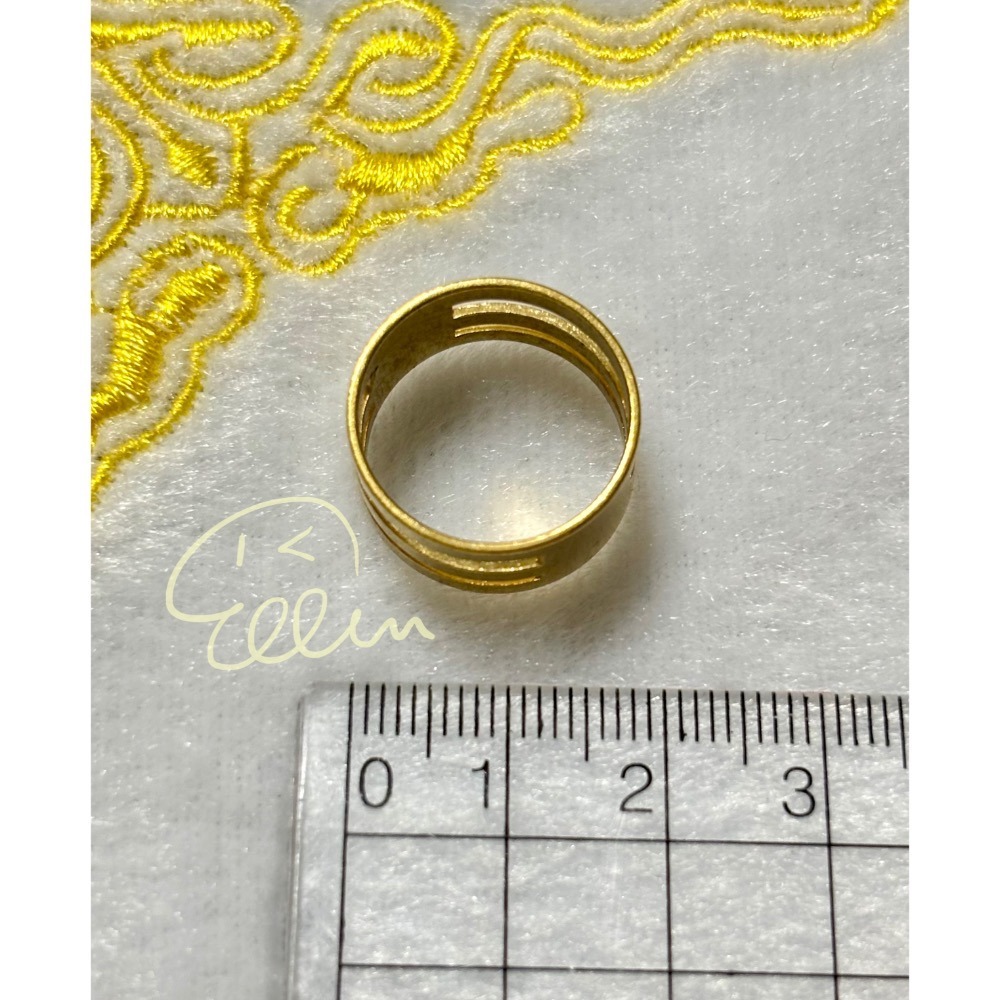 [手作材料工具] 黃銅 開圈戒指/開C圈工具/手工開圈工具/開口圈輔助工具 M05-細節圖4