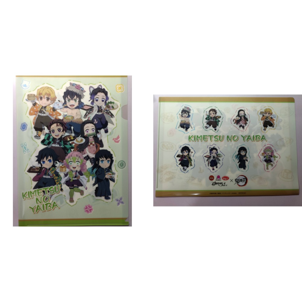 【日本帶回 現貨】バーミヤン × 鬼滅之刃 限定 クリアファイル 資料夾-規格圖5