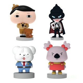 【愛蛋客】現貨 屁屁偵探公仔 生日禮物 組合A  盒玩 玩具 收藏 娛樂   一中盒4入-細節圖2