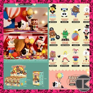 【愛蛋客】現貨 盲盒 盒玩 POP MART 熊大馬戲團系列 泡泡瑪特 LINE FRIENDS熊大 兔兔 莎莉-細節圖2