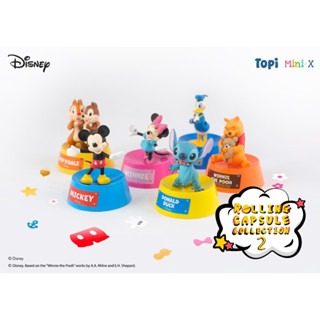 【愛蛋客】現貨 盲盒 迪士尼 Mini X水晶轉轉球系列2 奇奇蒂蒂 唐老鴨 米奇 米妮 史迪奇 維尼 一中盒6入-細節圖2