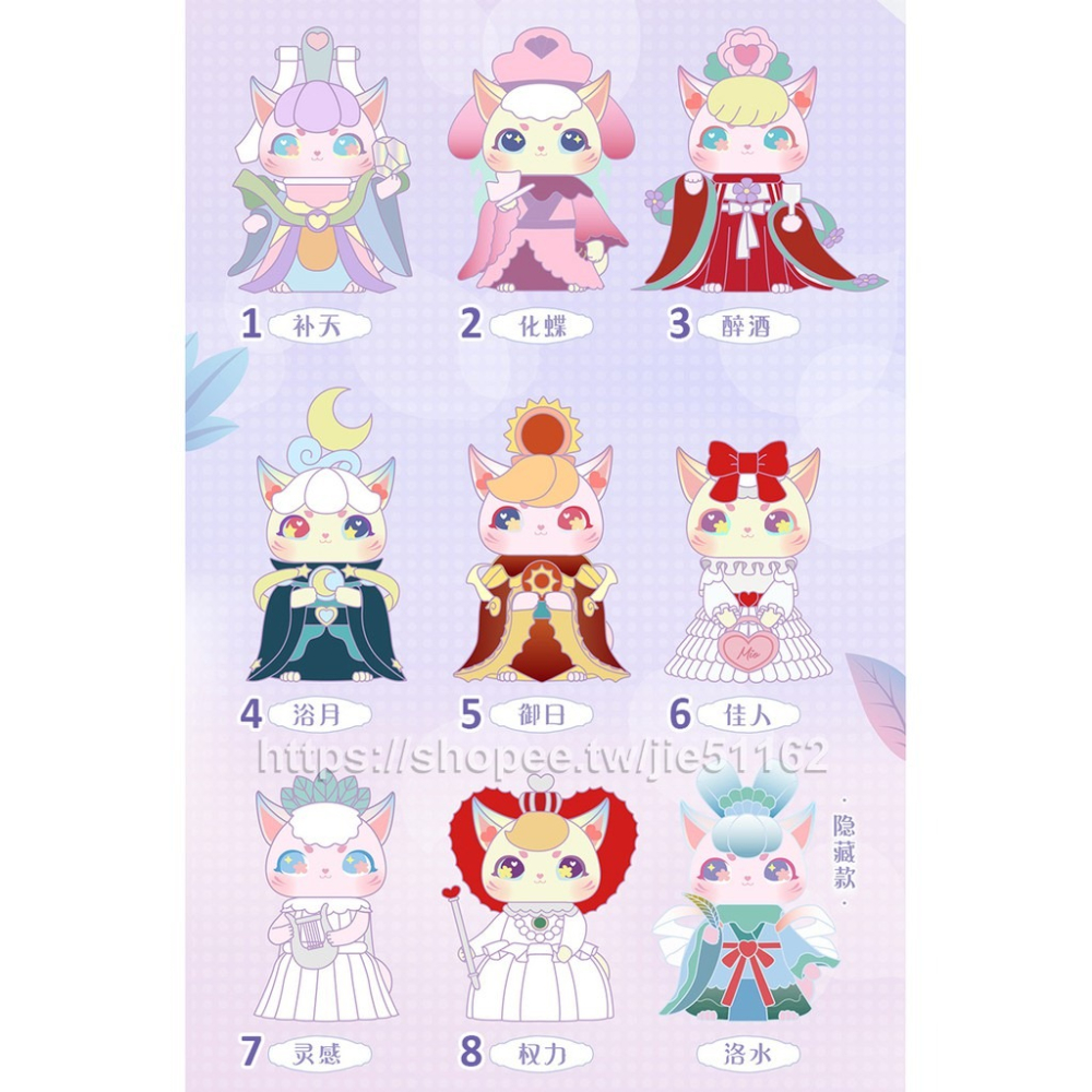【現貨】MIO貓驚鴻甜品貓盲盒 第三彈 公仔 盲盒 盲抽 收藏 娛樂 一中盒8入｜愛蛋客-細節圖3